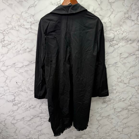 Plus Donna Women’s Plus Jacket sz 2X Trench Ruffle Hem NEW # H558 - Picture 4 of 10